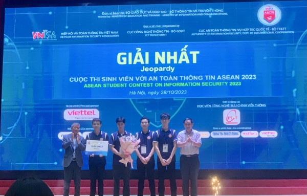 Việt Nam chiến thắng tuyệt đối tại cuộc thi Sinh viên với an toàn thông tin ASEAN 2023 -0