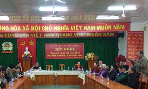 Gương sáng từ mỗi Hội viên Câu lạc bộ Công an hưu trí huyện Bình Sơn