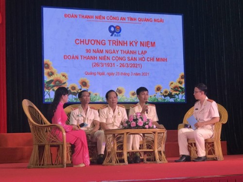 Đoàn Thanh niên Công an tỉnh tổ chức lễ kỷ niệm 90 năm Ngày thành lập Đoàn TNCS Hồ Chí Minh