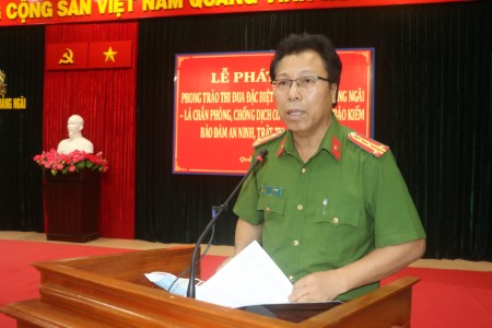 Công an tỉnh Quảng Ngãi – Lá chắn phòng, chống dịch Covid -19 – Thanh bảo kiếm đảm bảo an ninh, trật tự, an toàn xã hội