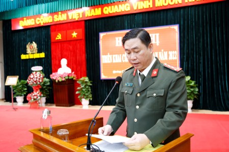Công an tỉnh Quảng Ngãi triển khai công tác năm 2022