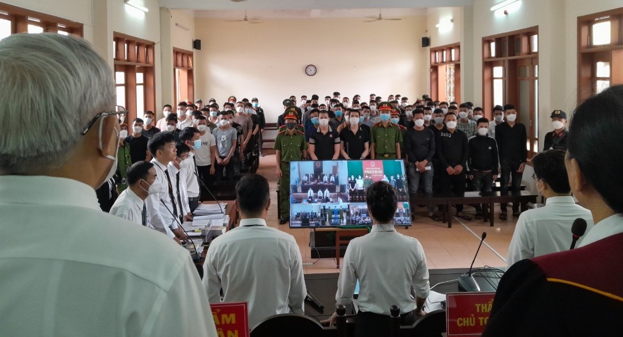 Tòa án Nhân dân tỉnh Quảng Ngãi xét xử sơ thẩm vụ án có 97 đối tượng tham gia gây án