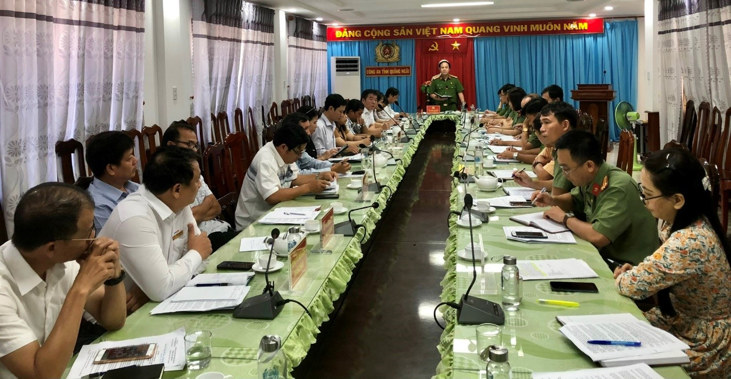 Công an tỉnh Quảng Ngãi: Tổ chức cuộc họp bàn về thực hiện công tác tuyên truyền Đề án 06