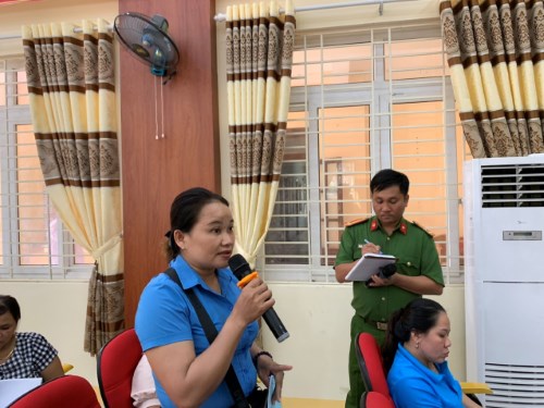 Công an huyện Trà Bồng tổ chức “Hội nghị Công an lắng nghe ý kiến Nhân dân” năm 2022