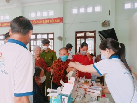 Công an huyện Sơn Tịnh tổ chức nhiều hoạt động xã hội, tình nguyện