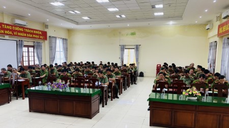 Công an tỉnh Quảng Ngãi khai giảng lớp tập huấn công nghệ thông tin