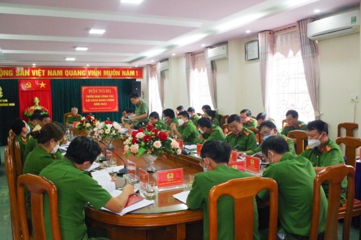 Công an thành phố Quảng Ngãi nỗ lực cải thiện chỉ số cải cách hành chính