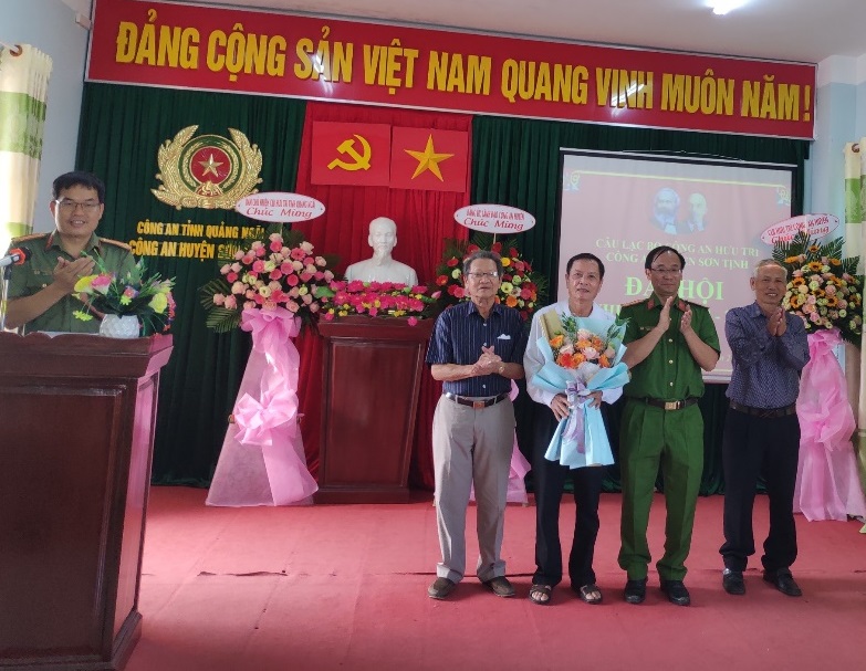 Câu lạc bộ hưu trí Công an huyện Sơn Tịnh tổ chức thành công Đại hội lần thứ VI, nhiệm kỳ 2022 – 2024