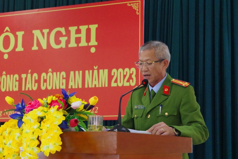Công an TP. Quảng Ngãi tổ chức hội nghị triển khai công tác Công an năm 2023