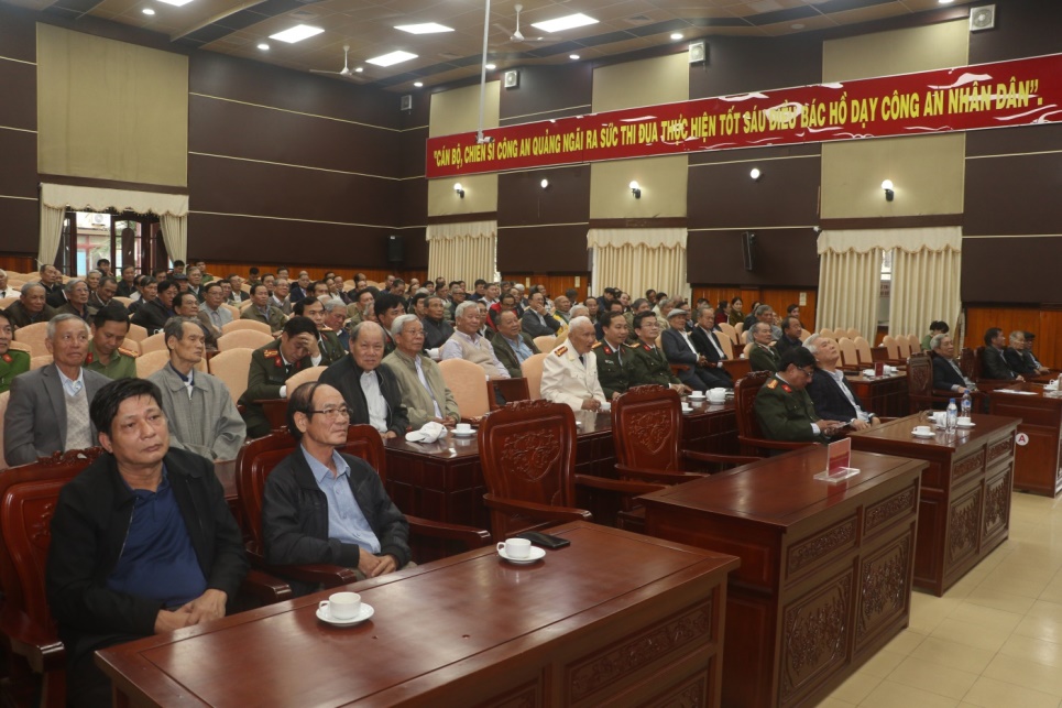 Công an tỉnh tổ chức gặp mặt nhân dịp Tết Nguyên đán Quý Mão 2023