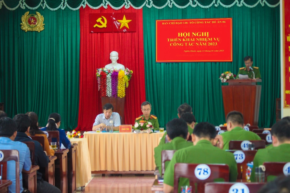 Ban chỉ đạo 138 huyện Nghĩa Hành tổ chức Hội nghị triển khai chương trình công tác năm 2023