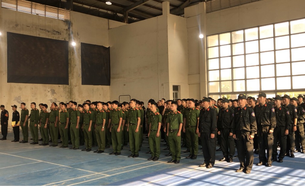 Khai giảng lớp Huấn luyện nghiệp vụ Tiểu đoàn Cảnh sát cơ động dự bị chiến đấu thuộc Công an tỉnh đợt I năm 2023