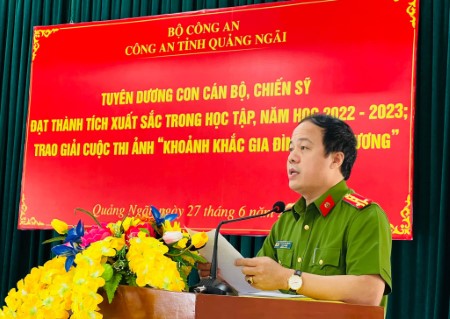 Công an tỉnh Quảng Ngãi tổ chức các hoạt động kỷ niệm Ngày gia đình Việt Nam và Tháng hành động vì trẻ em năm 2023