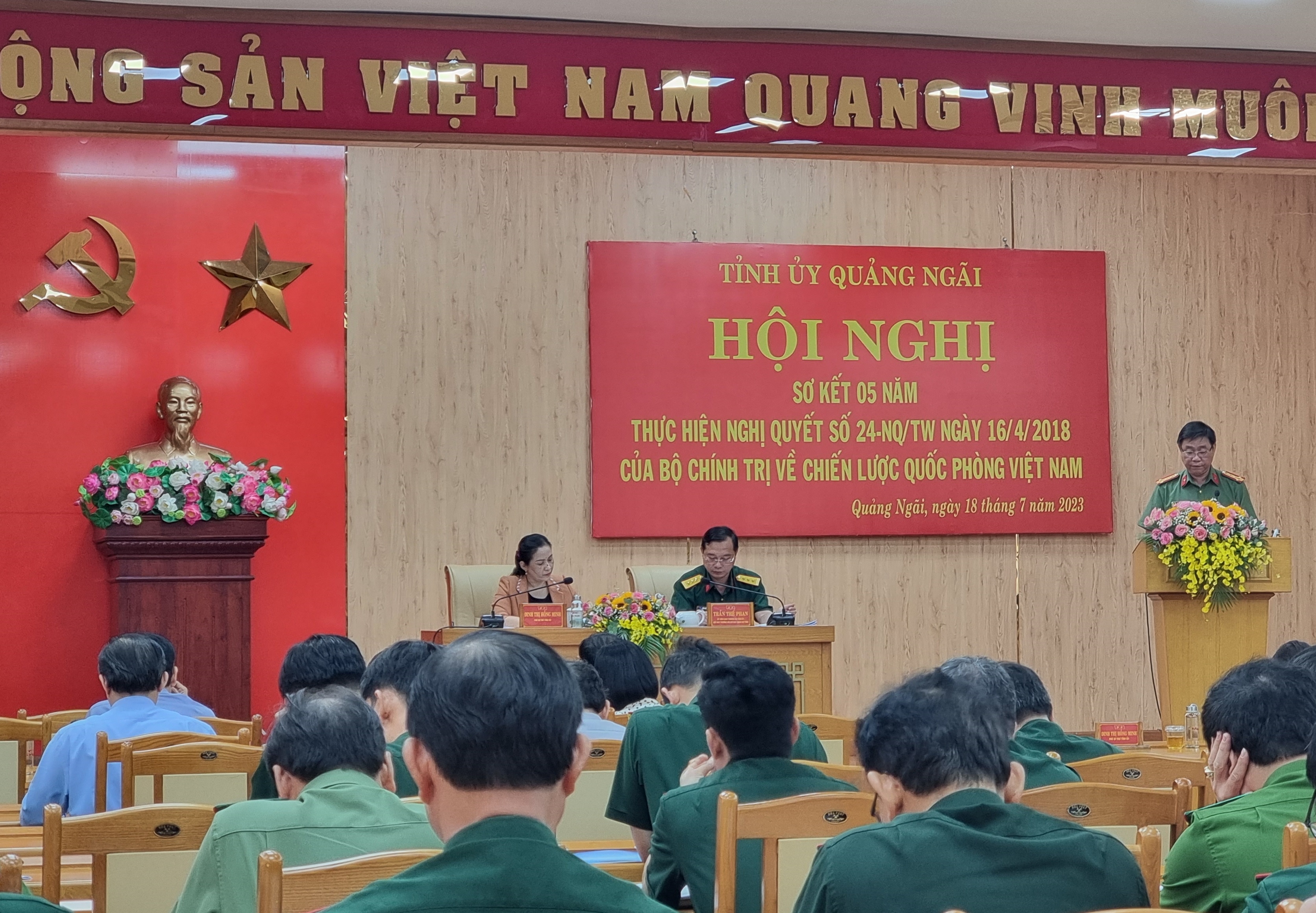 Công an tỉnh Quảng Ngãi góp phần quan trọng thực hiện thắng lợi Chiến lược Quốc phòng Việt Nam