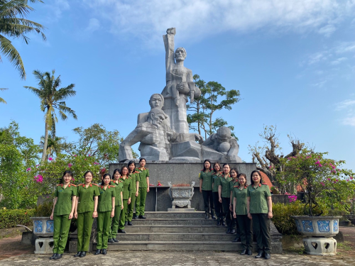 Phụ nữ Công an huyện Sơn Tịnh - Điểm sáng trong Công tác Hội