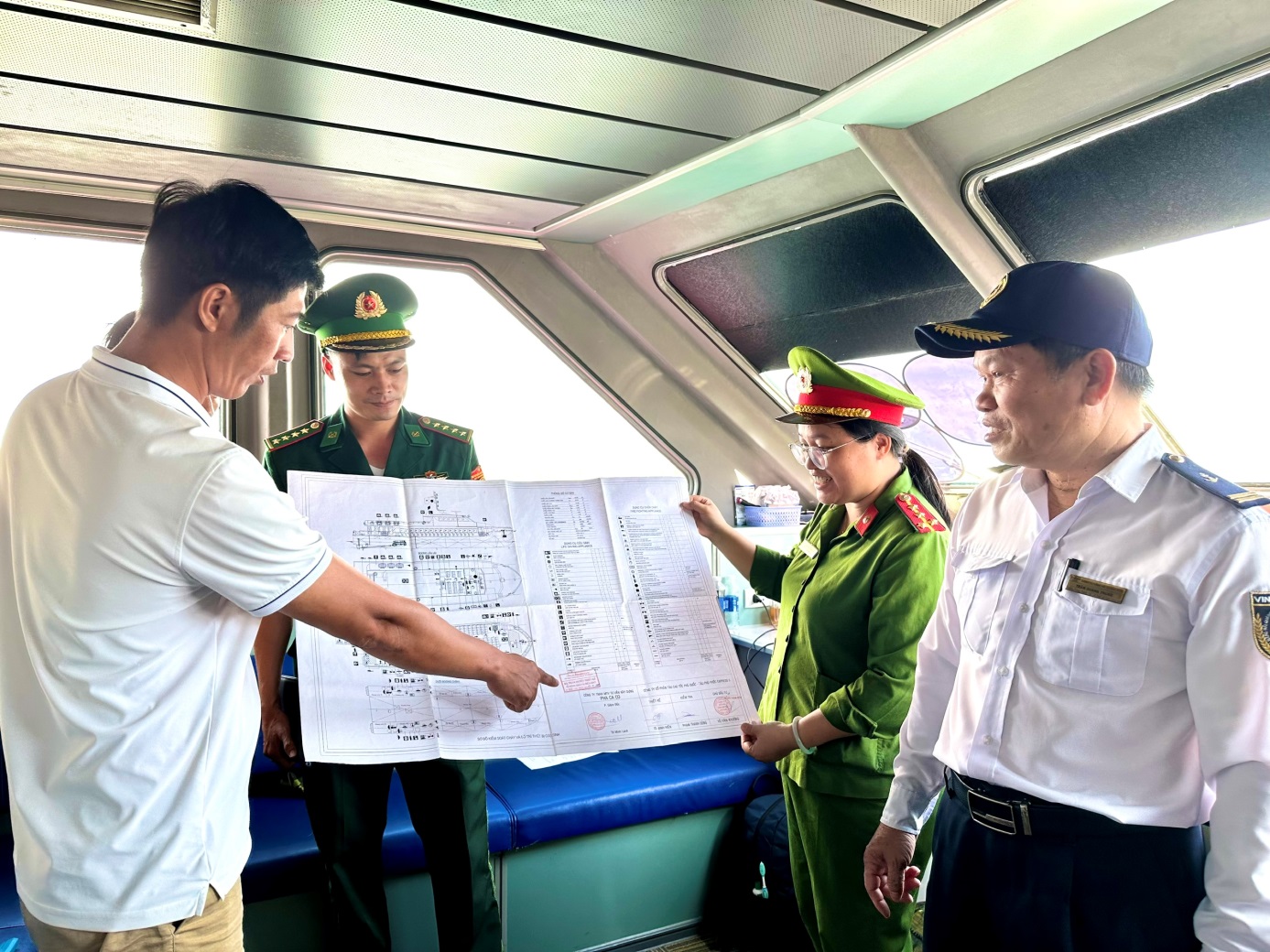 Tăng cường phòng cháy, chữa cháy tàu cao tốc Sa Kỳ - Lý Sơn