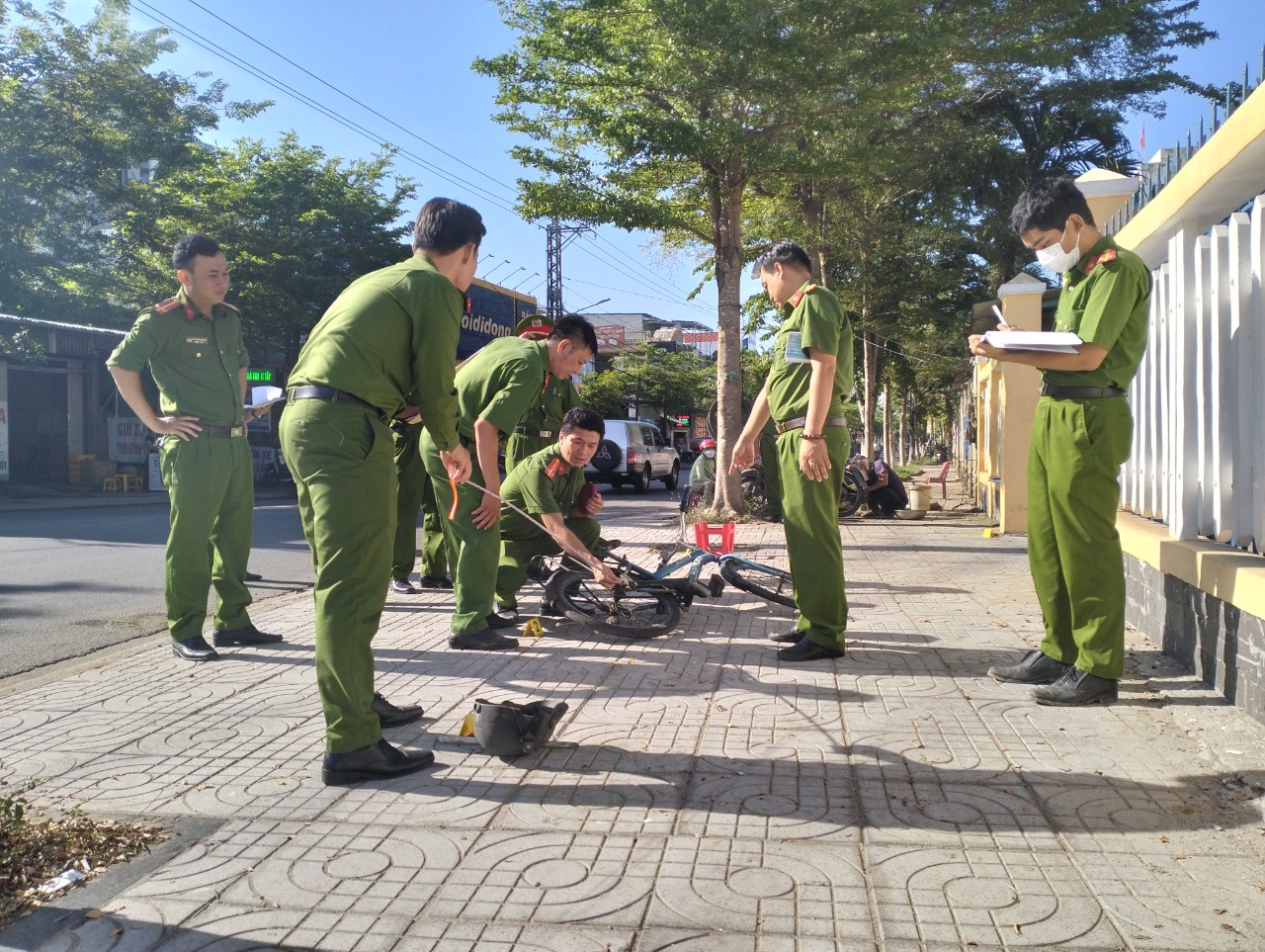Công an thành phố Quảng Ngãi: Bồi dưỡng nghiệp vụ kỹ thuật hình sự cho lực lượng Công an xã, phường