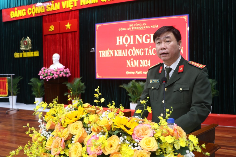 Công an tỉnh Quảng Ngãi tiếp tục giữ vững thành tích là đơn vị được Thủ tướng Chính phủ tặng Cờ thi đua