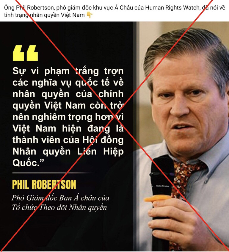 Phil Roberston – thầy bói mù nhận xét nhân quyền tại Việt Nam