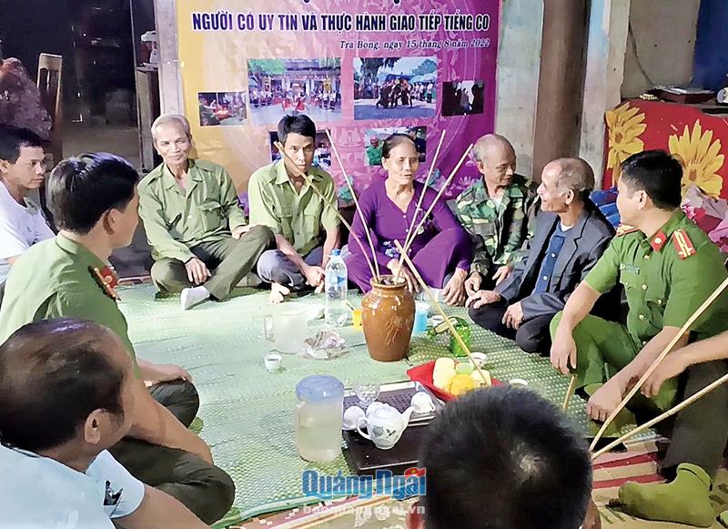 Công an Trà Bồng: Giữ vững an ninh, trật tự “phên giậu” phía Tây của tỉnh