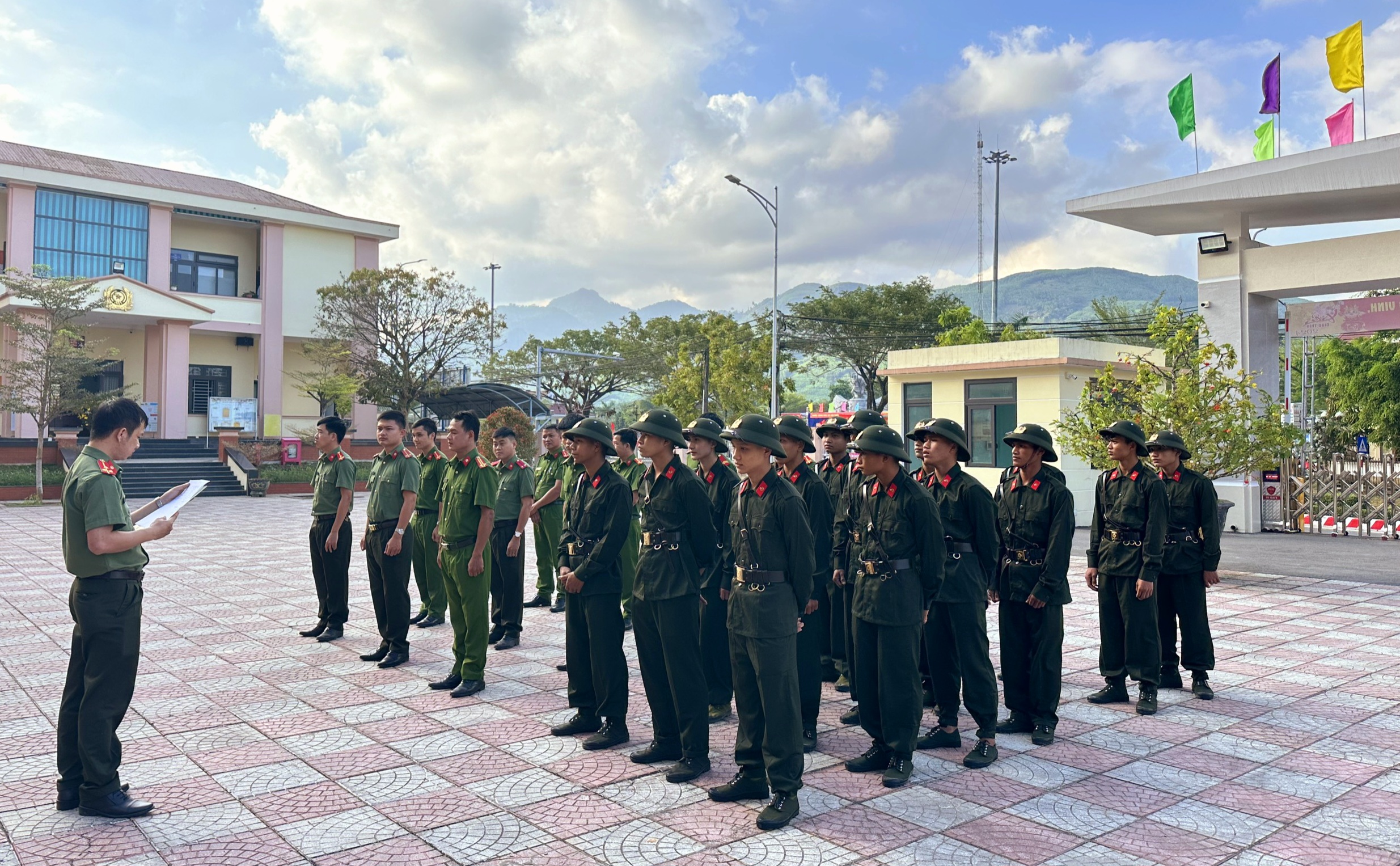 Công an huyện Trà Bồng đã sẵn sàng cho công tác giao, nhận quân năm 2024
