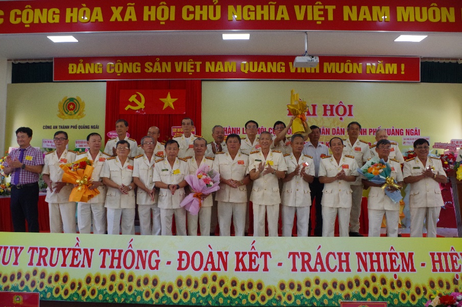Đại hội thành lập Hội cựu Công an nhân dân thành phố Quảng Ngãi lần thứ I, nhiệm kỳ 2023 - 2028