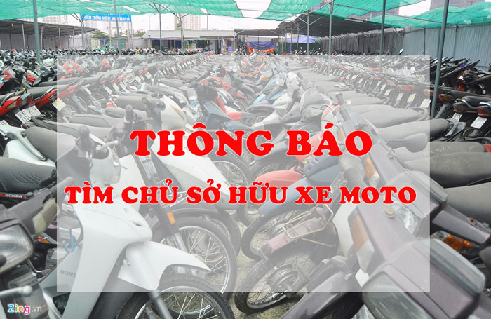 ​Công an huyện Tư Nghĩa thông báo truy tìm chủ sở hữu xe mô tô, gắn máy vi phạm luật giao thông đường bộ bị tạm giữ