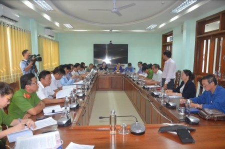 ​Ban pháp chế HĐND tỉnh giám sát công tác an ninh, trật tự tại huyện Sơn Tịnh