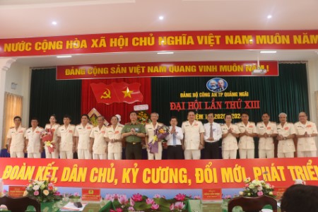 ​Tổ chức thành công Đại hội Đảng bộ Công an thành phố Quảng Ngãi lần thứ XIII, nhiệm kỳ 2020 - 2025