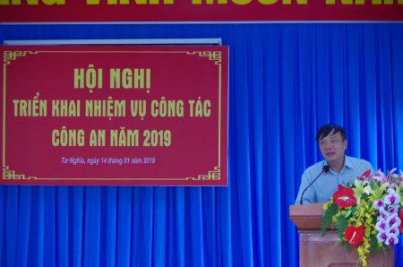 Công an huyện Tư Nghĩa tổ chức hội nghị triển khai nhiệm vụ công tác Công an năm 2019