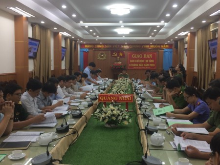Giao ban 6 tháng đầu năm 2020 của Ban Chỉ đạo 138 tỉnh Quảng Ngãi