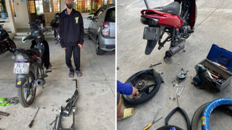 Công an phường Trà Câu mời làm việc, yêu cầu tháo gỡ đối với các trường hợp độ, chế xe
