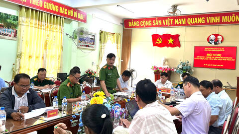 Công an xã Ba Tô tham gia rà soát, xét duyệt chính trị bảo đảm chất lượng tuyển quân năm 2027