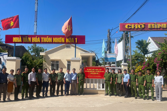 Ủy ban nhân dân xã Bình Tân Phú, Huyện Bình Sơn  ra mắt mô hình “3 giữ, 3 chặn, 3 xây”