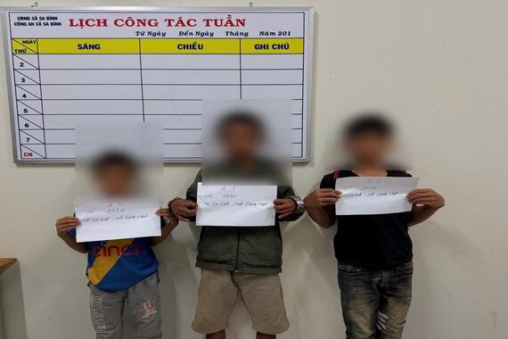 Sa Bình: Trong vòng 07 giờ bắt giữ 03 đối tượng trộm cắp 25 triệu đồng