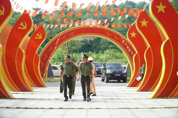 Sẵn sàng bảo đảm an ninh, an toàn phục vụ Đại hội Đảng bộ tỉnh Quảng Ngãi lần thứ nhất