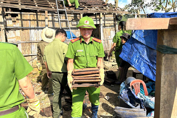 Ấm áp nghĩa tình nơi mái nhà của người có công tại xã Thanh Bồng