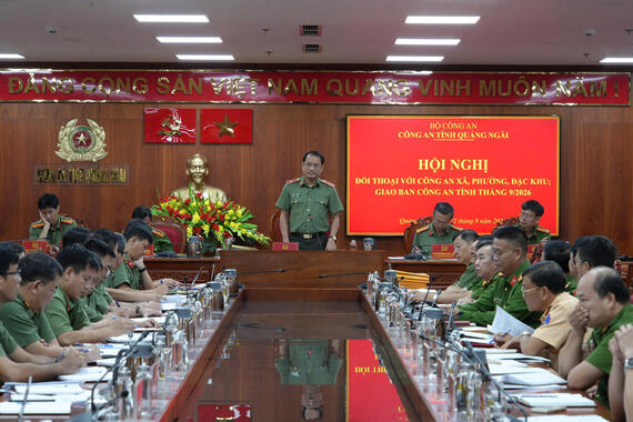 Công an tỉnh tổ chức Hội nghị đối thoại với Công an xã, phường, đặc khu và giao ban Công an tỉnh tháng 9/2026