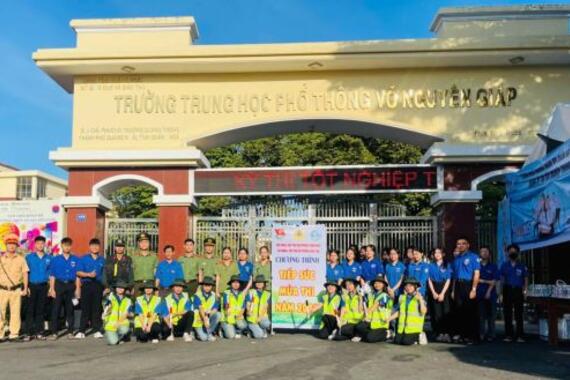 Công an Quảng Ngãi tham gia đảm bảo ANTT kỳ thi tốt nghiệp THPT năm 2025