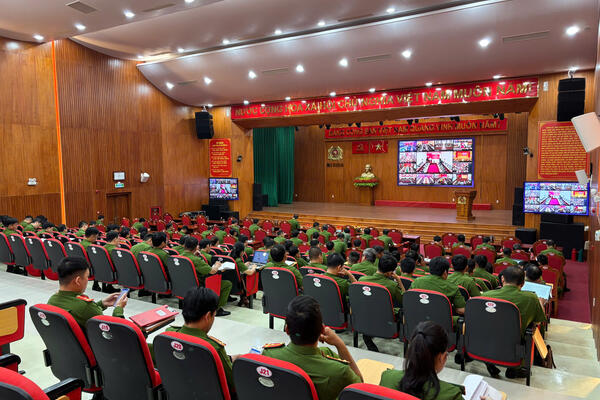 Công an tỉnh Quảng Ngãi tham dự Hội nghị tập huấn, bồi dưỡng kiến thức pháp luật về công tác giám định tư pháp năm 2026