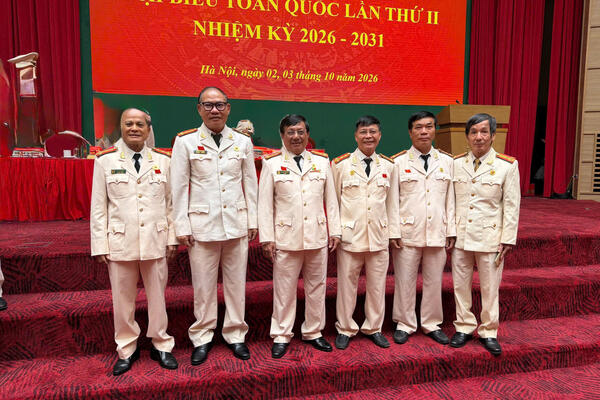 Hội Cựu CAND tỉnh Quảng Ngãi tham dự Đại hội đại biểu toàn quốc Hội Cựu CAND Việt Nam lần thứ II