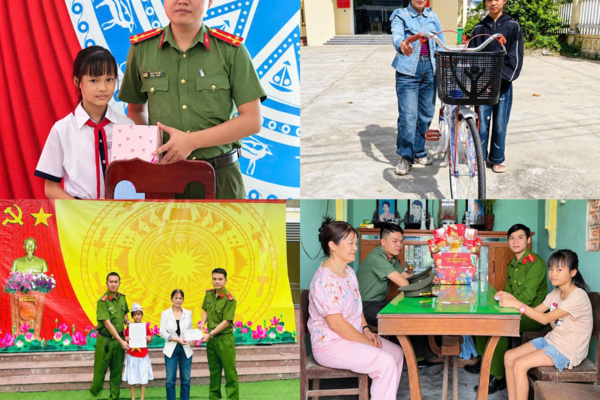 Công an xã Vệ Giang: Hiệu quả thiết thực từ mô hình “Con nuôi Công an xã”