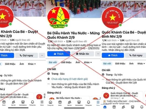 "Duyệt binh nhí mừng Quốc khánh 2/9": Bẫy lừa mới ăn theo ngày trọng đại của đất nước trên mạng xã hội