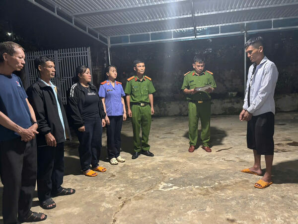 Công an xã Mô Rai bắt, khởi tố đối tượng liên tiếp thực hiện hành vi trộm cắp tài sản