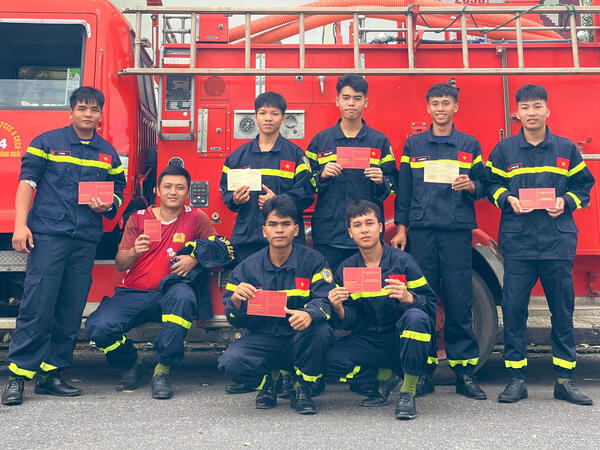 Cảnh sát PCCC và CNCH tích cực hiến máu tình nguyện
