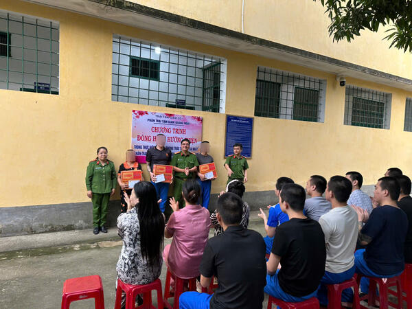 Phân trại tạm giam Quảng Ngãi lan tỏa tinh thần “Đồng hành hướng thiện”