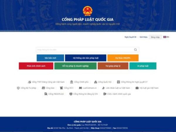 Nổi bật tính năng “AI Pháp luật” trên Cổng Pháp luật quốc gia